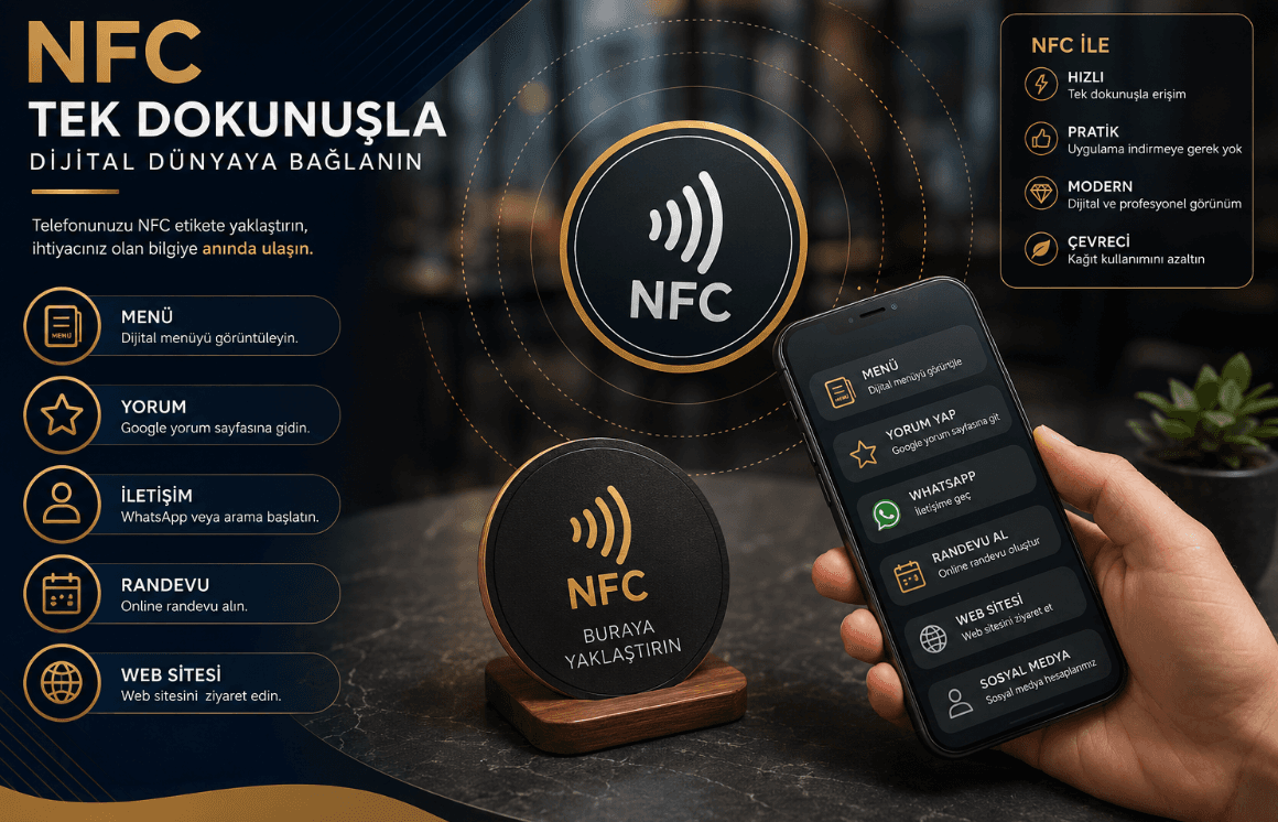Tokat’taki İşletmeler İçin NFC Nedir? Nerelerde Kullanılabilir?